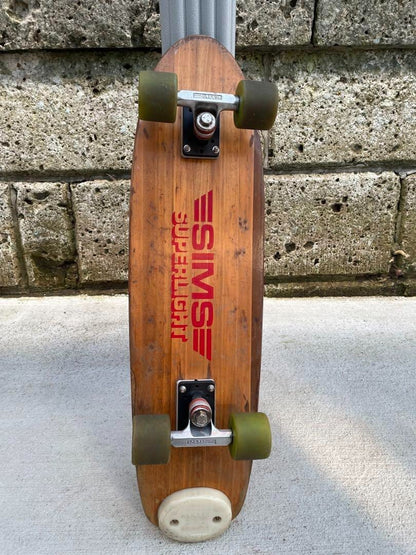 VINTAGE SKATEBOARD SIMS SUPER LIGHT80s