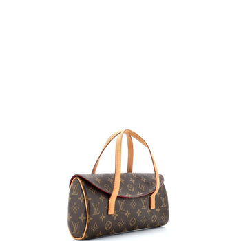Louis Vuitton Sonatine Handbag Monogram Canvas
