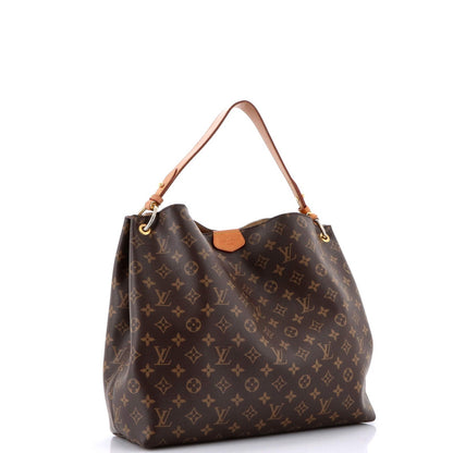 Louis Vuitton Graceful Handbag Monogram Canvas Mm