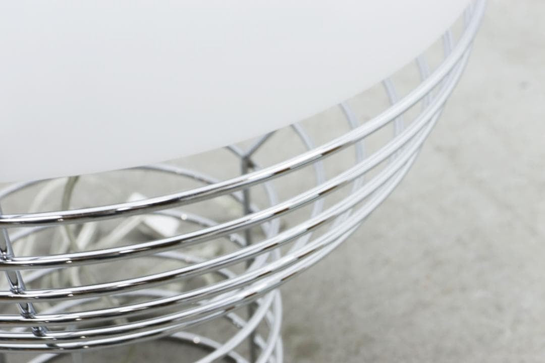 Verner Panton Wire Lamp, White, Size: ?400 x H540mm