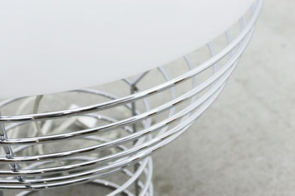 Verner Panton Wire Lamp, White, Size: ?400 x H540mm