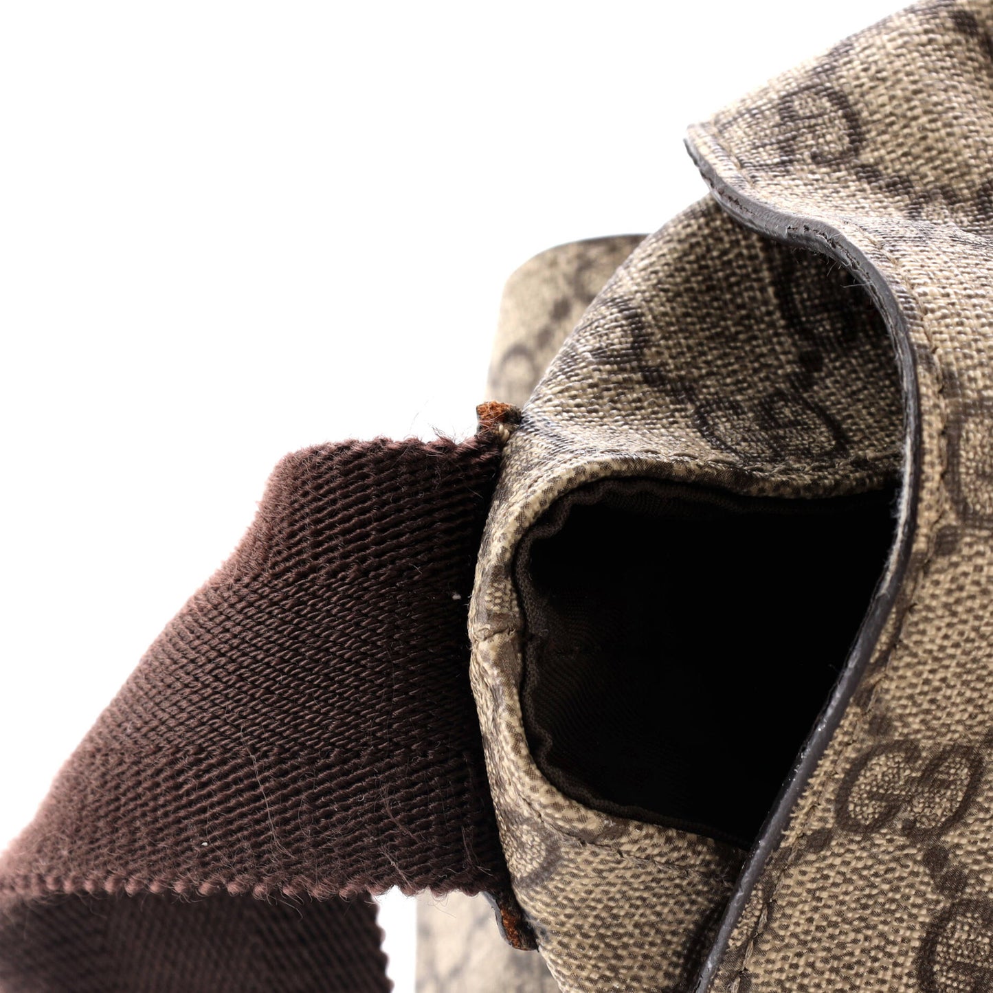 Gucci Diaper Bag Gg Coated Canvas