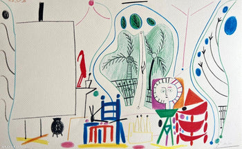 Pablo Picasso Lithograph Coa Signed Limited Print