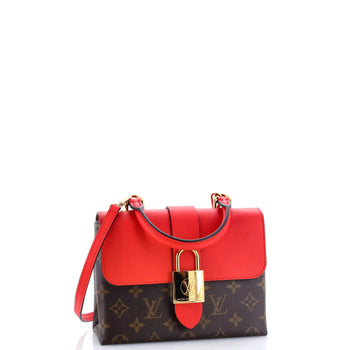 Louis Vuitton Locky Handbag Monogram Canvas With Leather Bb
