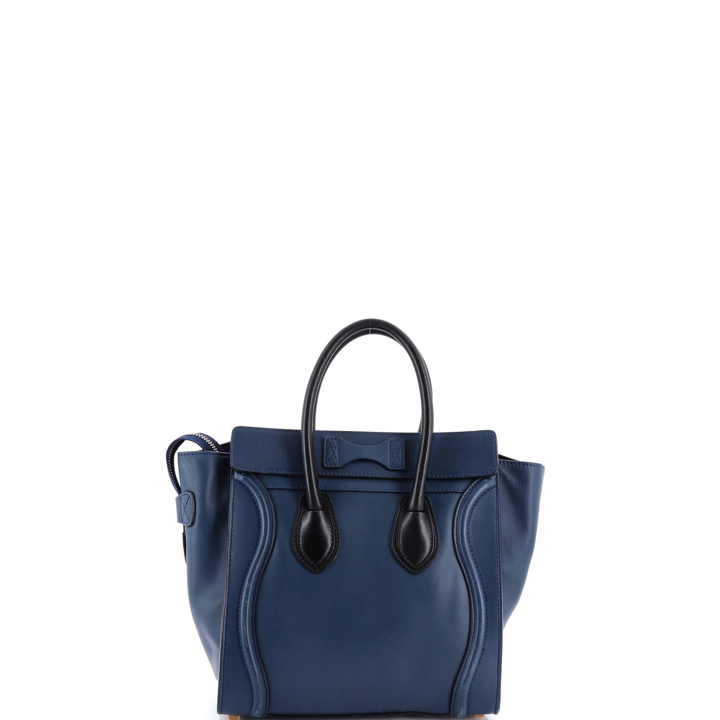 Celine Bicolor Luggage Bag Leather Micro