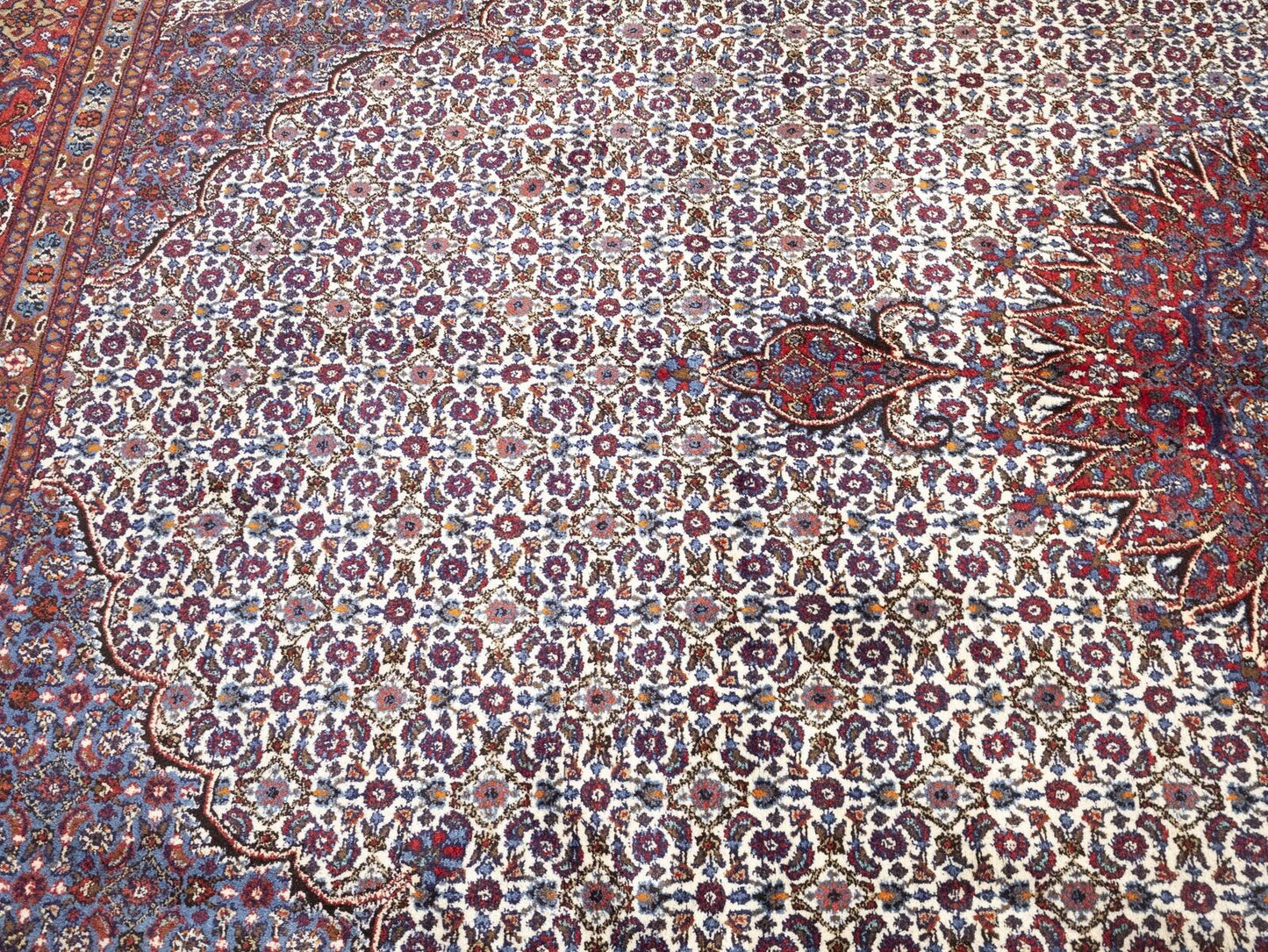 Vintage Oriental Rug Traditional Classic Floral