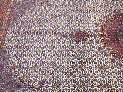 Vintage Oriental Rug Traditional Classic Floral