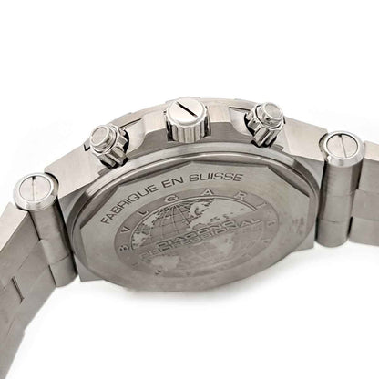Bvlgari Diagono Professional Gmt Dp42Sgmt Gray Men'S Used Watch #61130