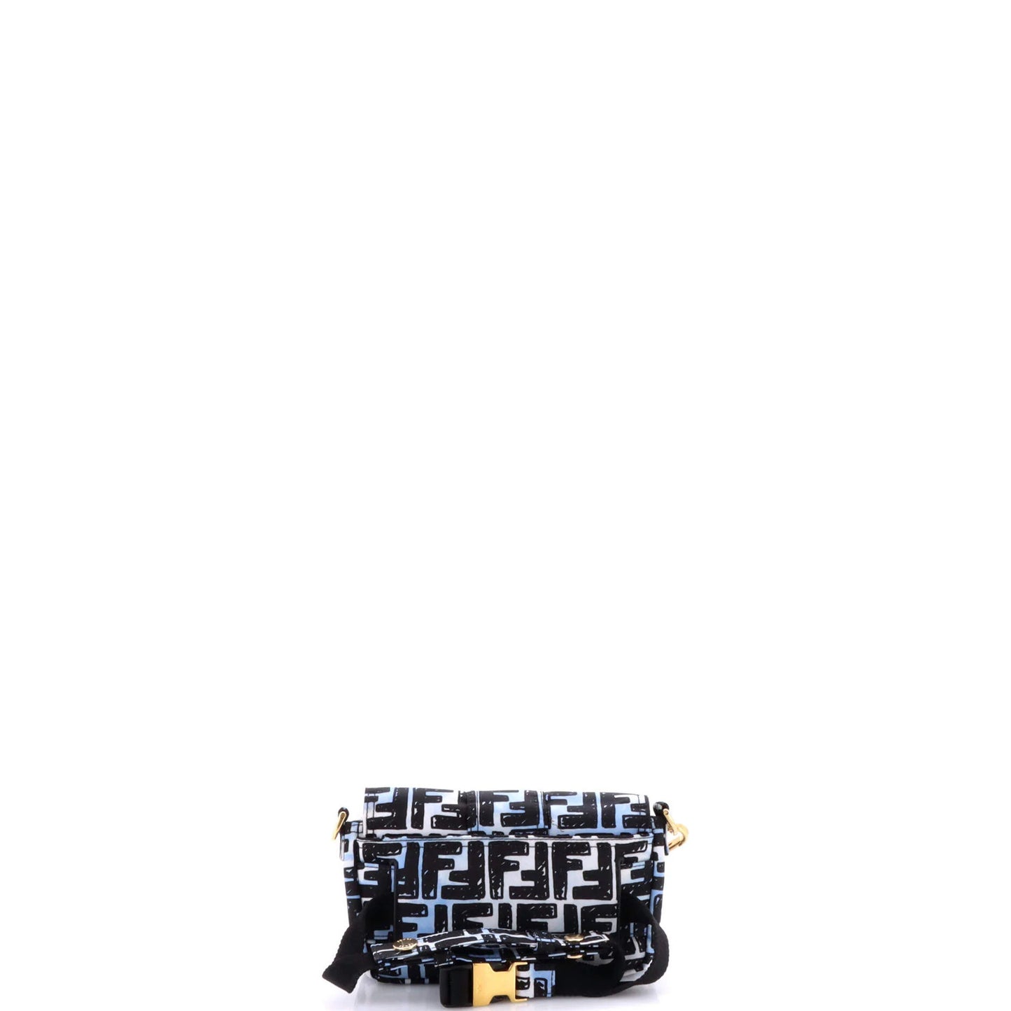 Fendi Baguette Convertible Belt Bag Printed Nylon Mini