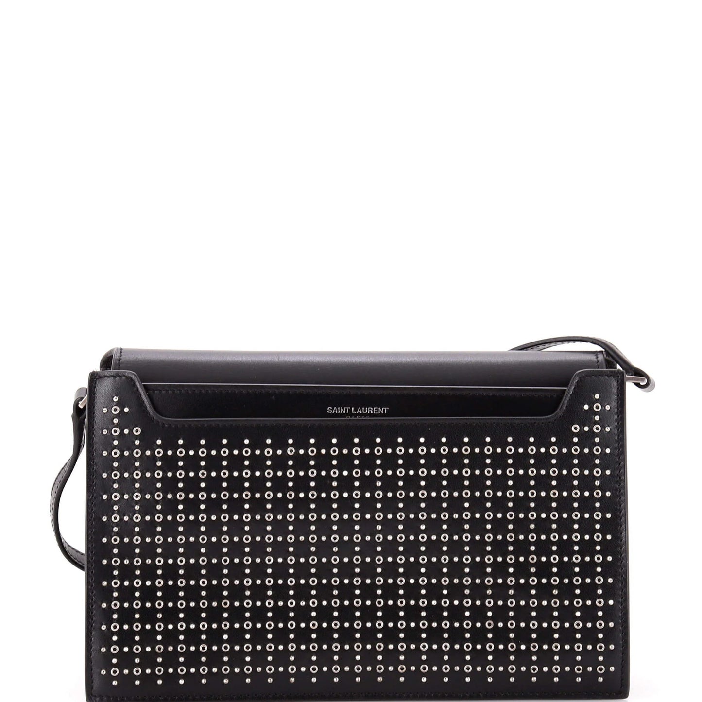 Leather Saint Laurent Catherine Crossbody Bag Studded