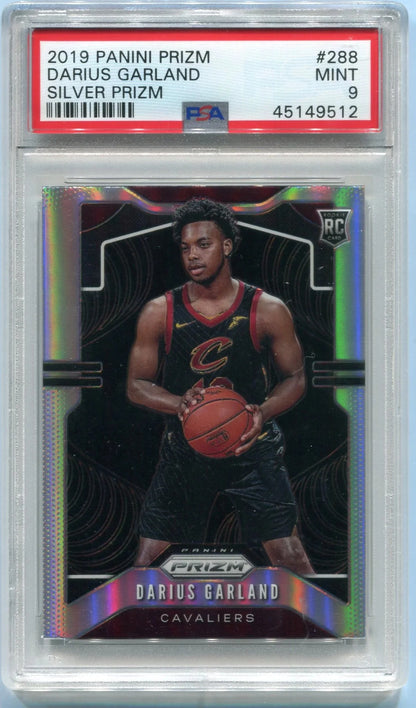Darius Garland 2019 Panini Silver Prizm Psa 9