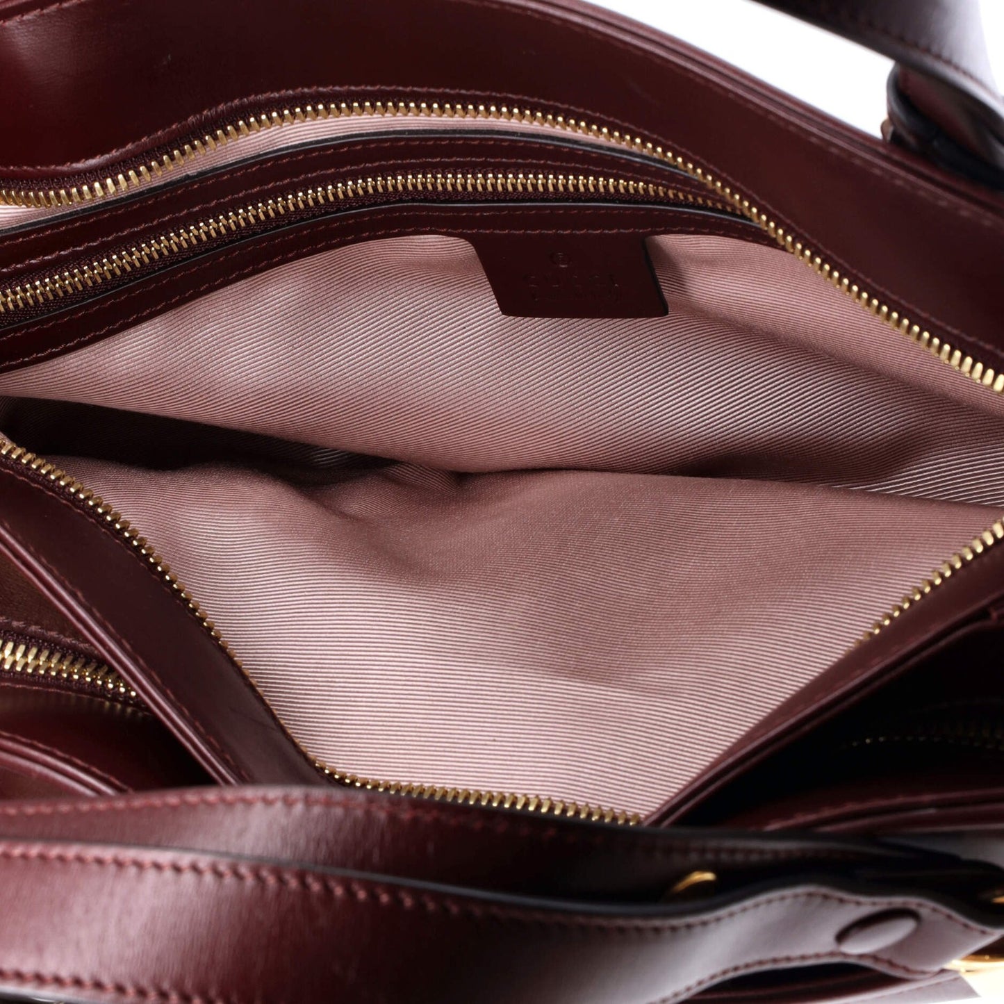 Gucci Arli Top Handle Bag Leather Large