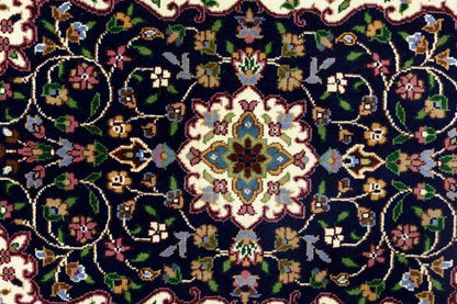Hand-Knottted Kirman Oriental Rug 3X4 Ft Classic