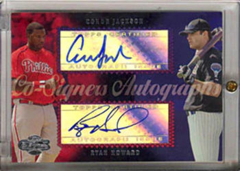 Coner Jackson & Ryan Howard Topps Co-Signers