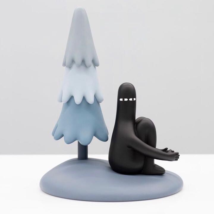 Ly Painter "Waiting For Luv" Ly Signed And Numbered With Coa Sculpture Rare