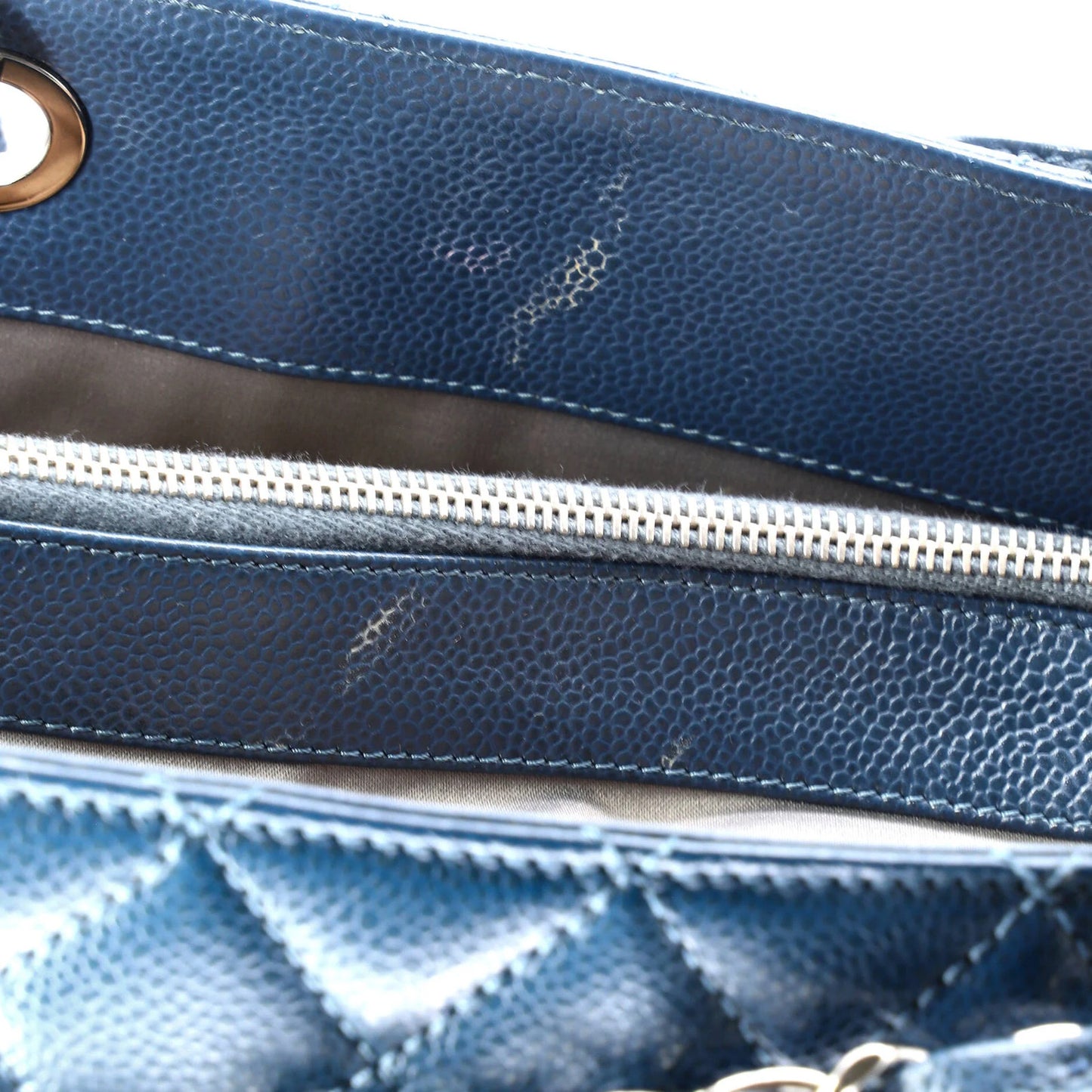 Chanel Grand Shopping Tote Quilted Caviar Xl