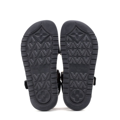 Louis Vuitton Women'S Sunset Comfort Flat Sandals Monogram Canvas