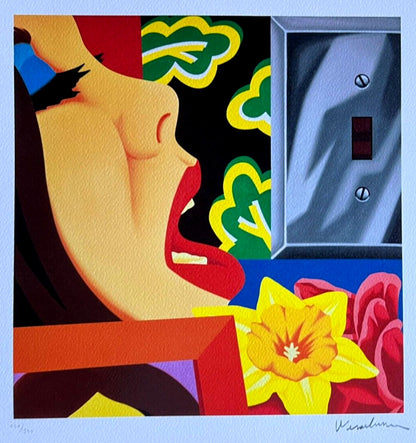 Tom Wesselmann Lithograph Coa Signed Op Numbered In Pencil