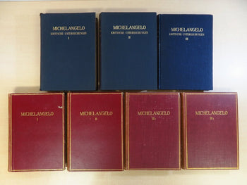 Henry Thode Michelangelo Studies 7-Volume Set (1912-1913, Berlin)