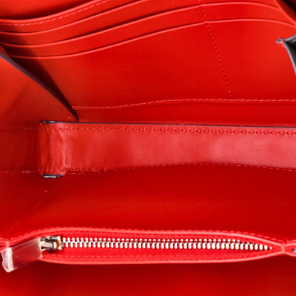 Christian Louboutin Explorafunk Wallet On Chain Spiked Leather