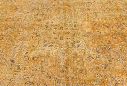 Antique Distressed Floral Vintage Oriental Rug Classic Farmhouse Carpet 6'4X9 ft