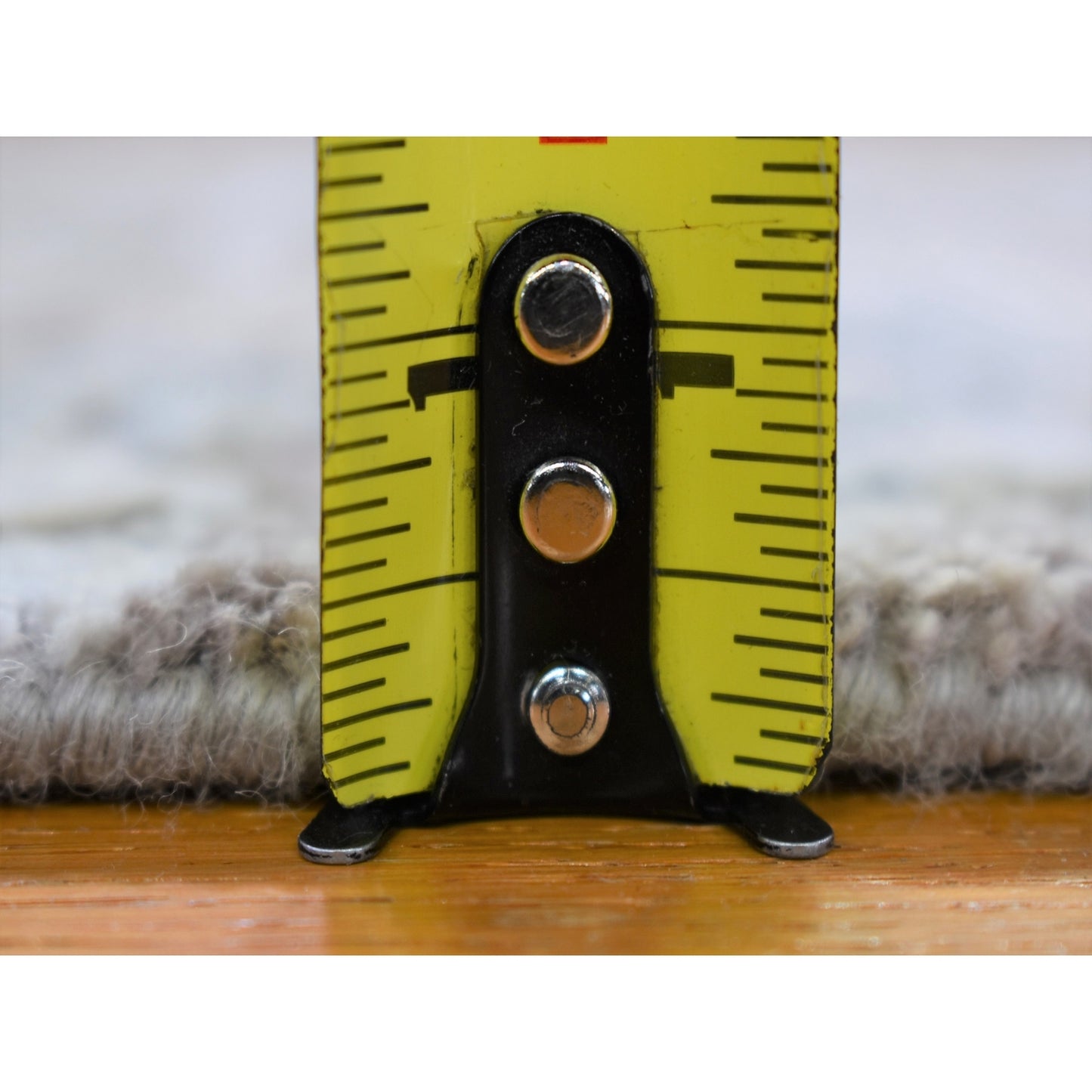 2'6"X10'6" Abstract Design Wool&Silk Hi-Low Pile Hand Knotted Runner Rug