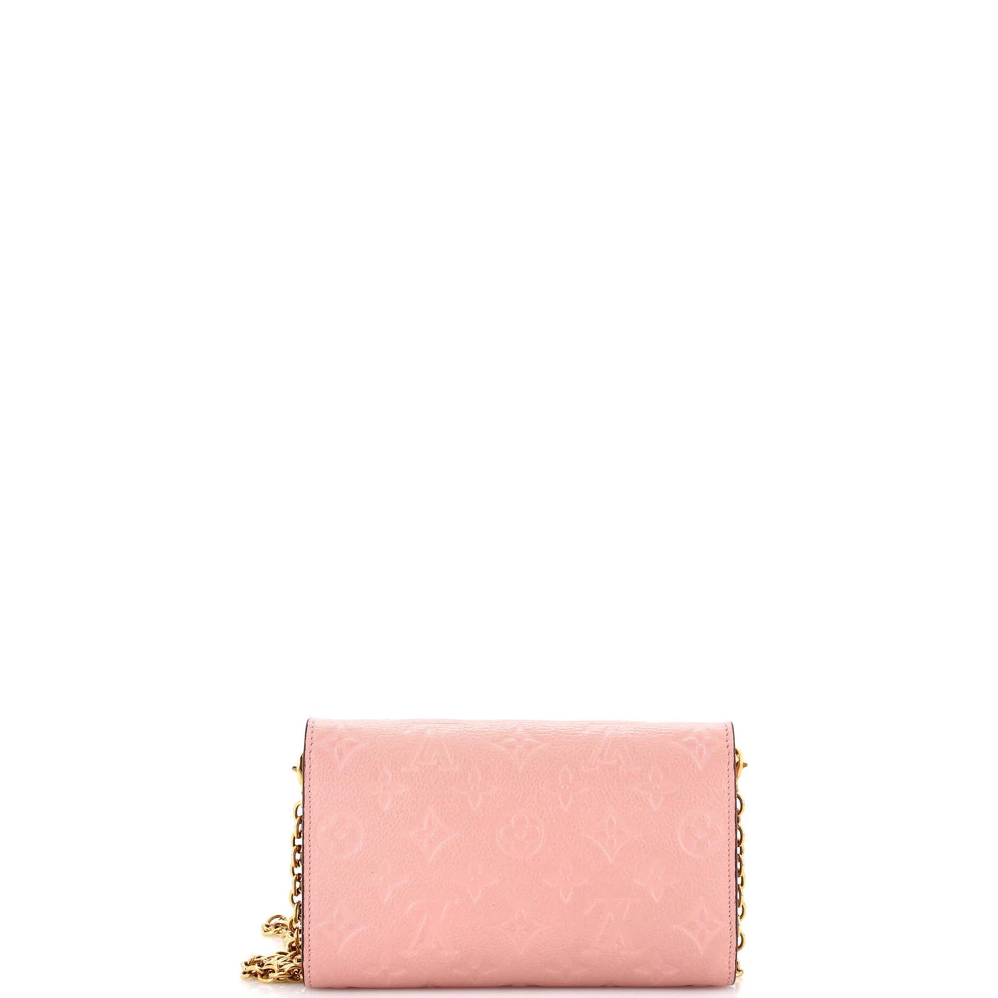 Leather Louis Vuitton Vavin Chain Wallet Monogram Empreinte