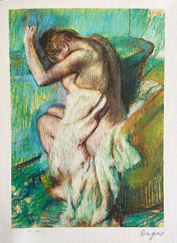 Edgar Degas Lithograph Coa Signed Op Numbered Stamp