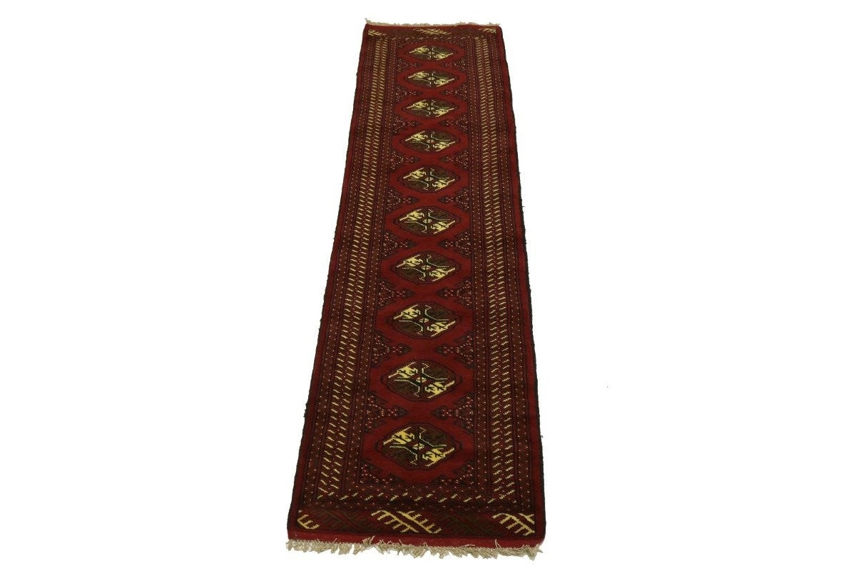 Handmade Farmhouse Tribal Design Runner Rug Oriental Hallway Carpet 2'4X9'7 ft