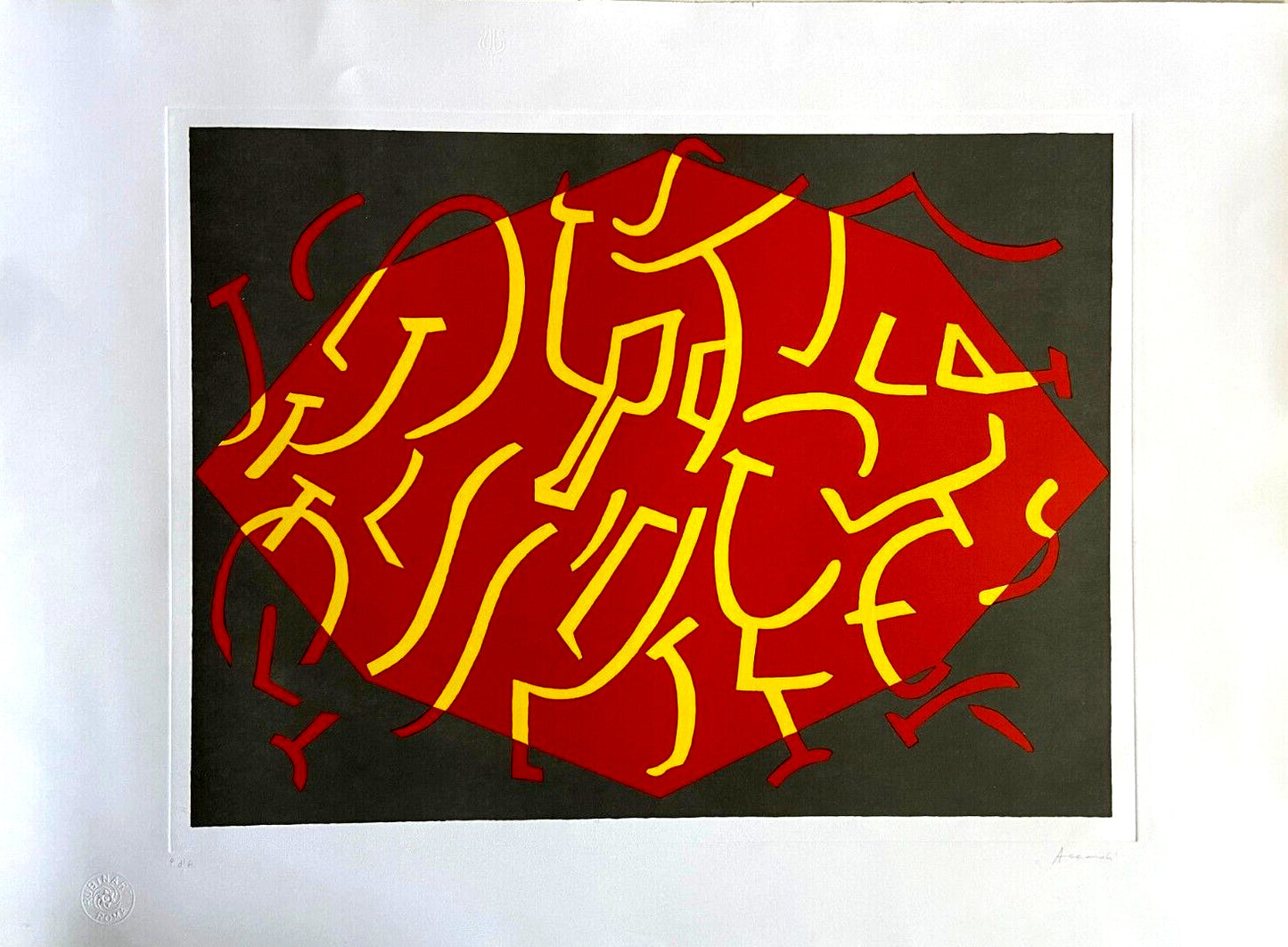 Carla Accardi Etching Aquatint Signed Numbered Published Certified