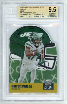 Garrett Wilson 2022 Panini Contender'S Optic Xs & Os Gold 6/10 Psa 9.5