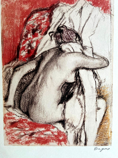 Edgar Degas Lithograph Coa Mourlot