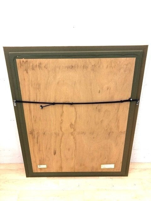 Victor Spahn Original Lithograph Print "Yellow Flower" Paris Signed Coa