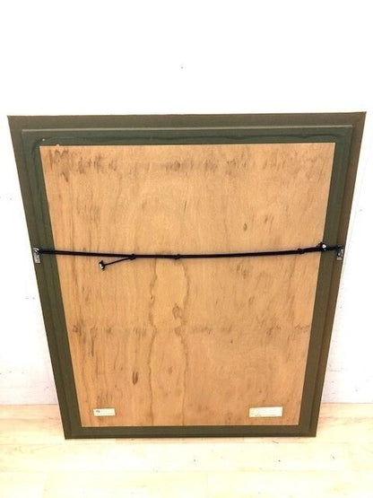 Victor Spahn Original Lithograph Print "Yellow Flower" Paris Signed Coa