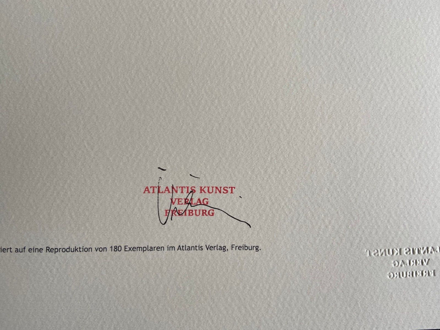 Jean-Michel Basquiat Lithograph Signed Numbered Stamp 180