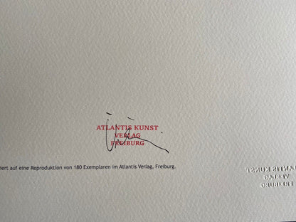 Jean-Michel Basquiat Lithograph Signed Numbered Stamp 180