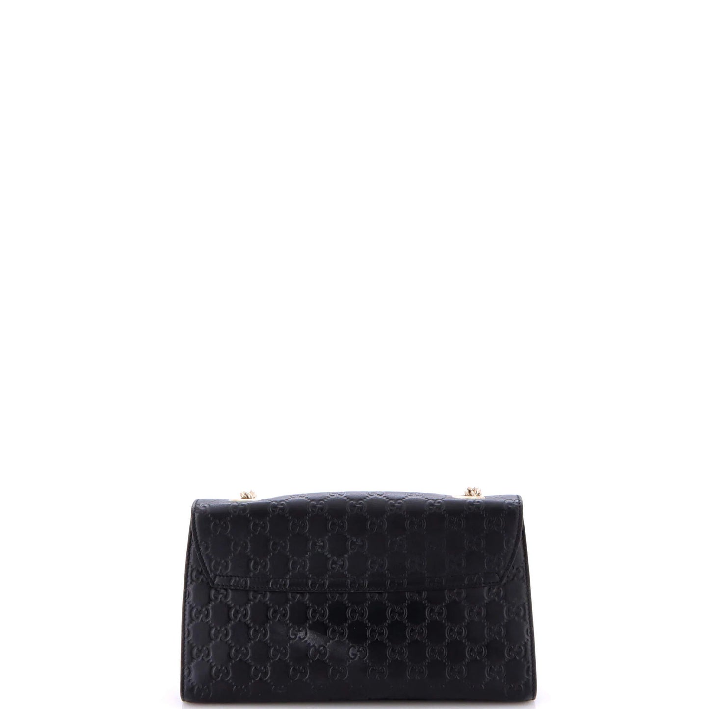 Gucci Emily Chain Flap Bag Guccissima Leather Medium