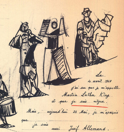 Artist Unknown Student Protest Poster " Lithograph