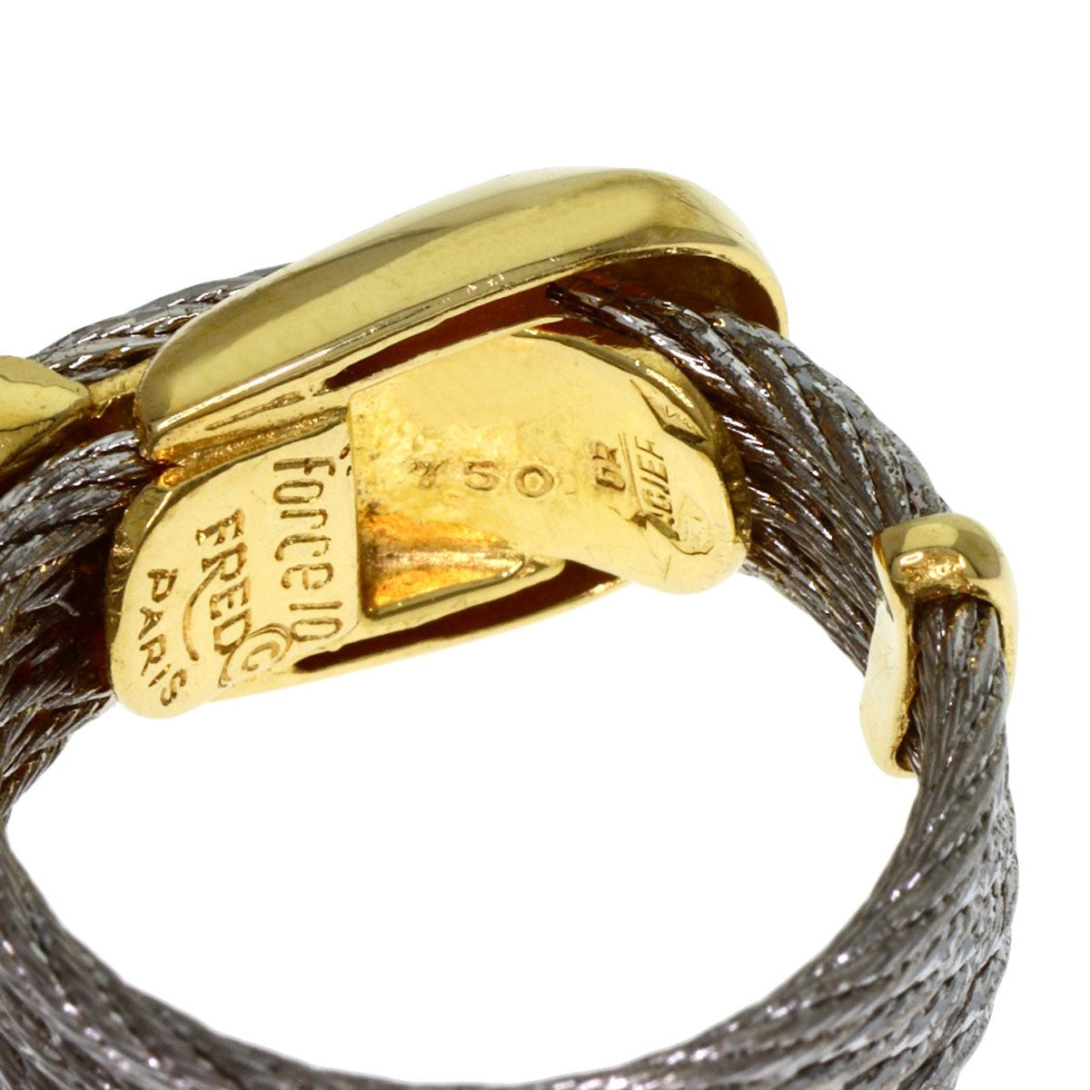 Gold FRED Force 10 Ring Stainless Steel 18K Yellow