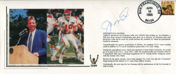 Joe Montana Autographed Envelope