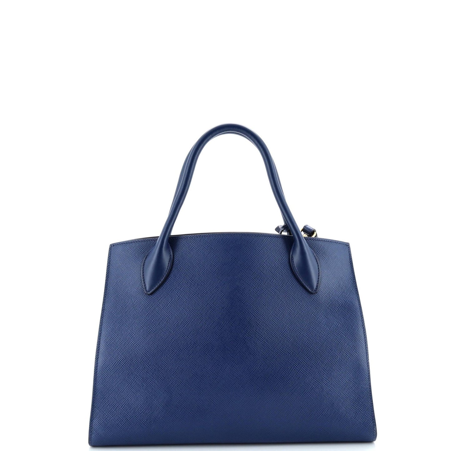 Prada Monochrome Tote Saffiano With City Calf Medium