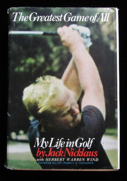 Jack Nicklaus Signed/Autographed "The Greatest Game Of All" Book Jsa 195862