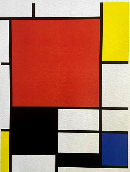 Piet Mondrian Lithograph Coa Certified Numbered (Mark-Rothko)