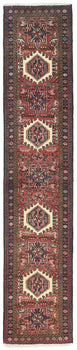 Vintage Tribal Narrow Oriental Runner Rug Kitchen