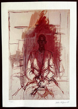 Alberto Giacometti Lithograph 1961 Maeght Coa Numbered Signed