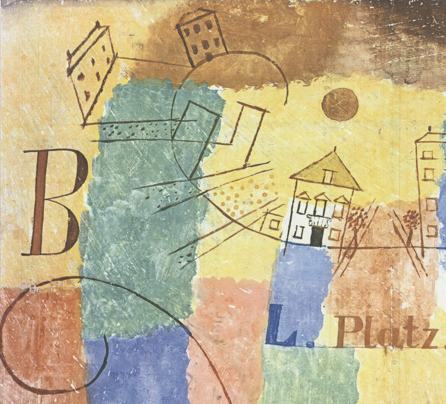 Paul Klee The L-Square Under Construction " Offset Lithograph