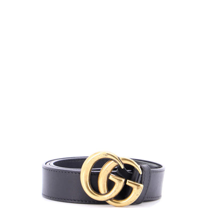 Gucci Gg Marmont Belt Leather Wide