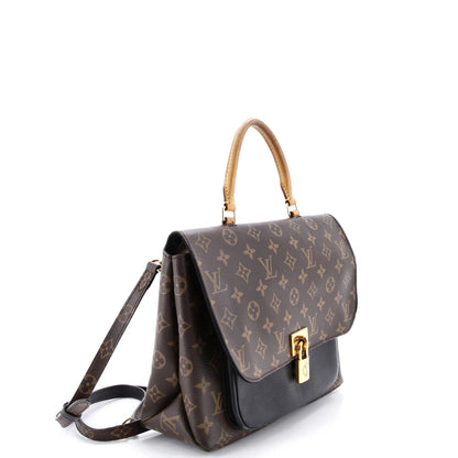 Louis Vuitton Marignan Handbag Monogram Canvas With Leather