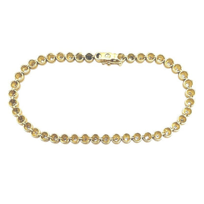 Diamond 1.0Ct Tennis Bracelet K18Yg