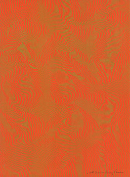 Henry Pearson Nue Orange Signed 